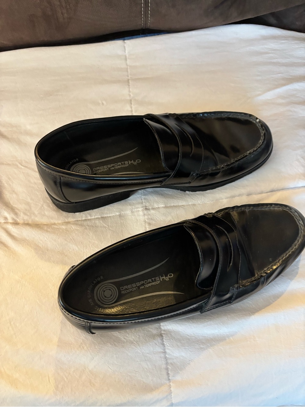 Rockport Classic Black Leather Men’s Penny Loafers - Picture 5 of 9